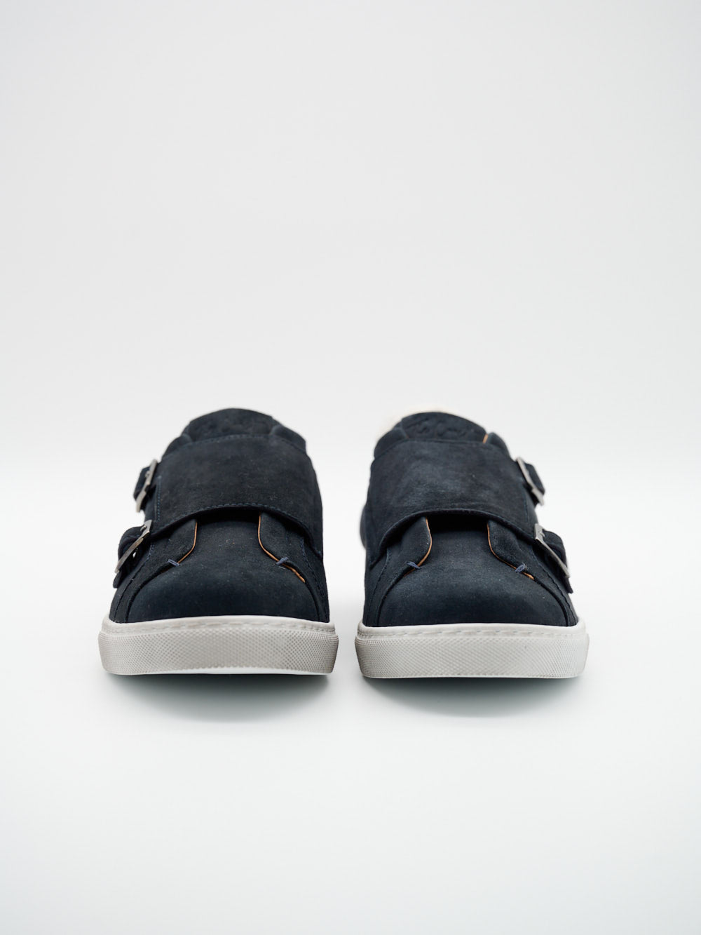 Beni Monk Sneaker Vorderansicht Dunkelblau