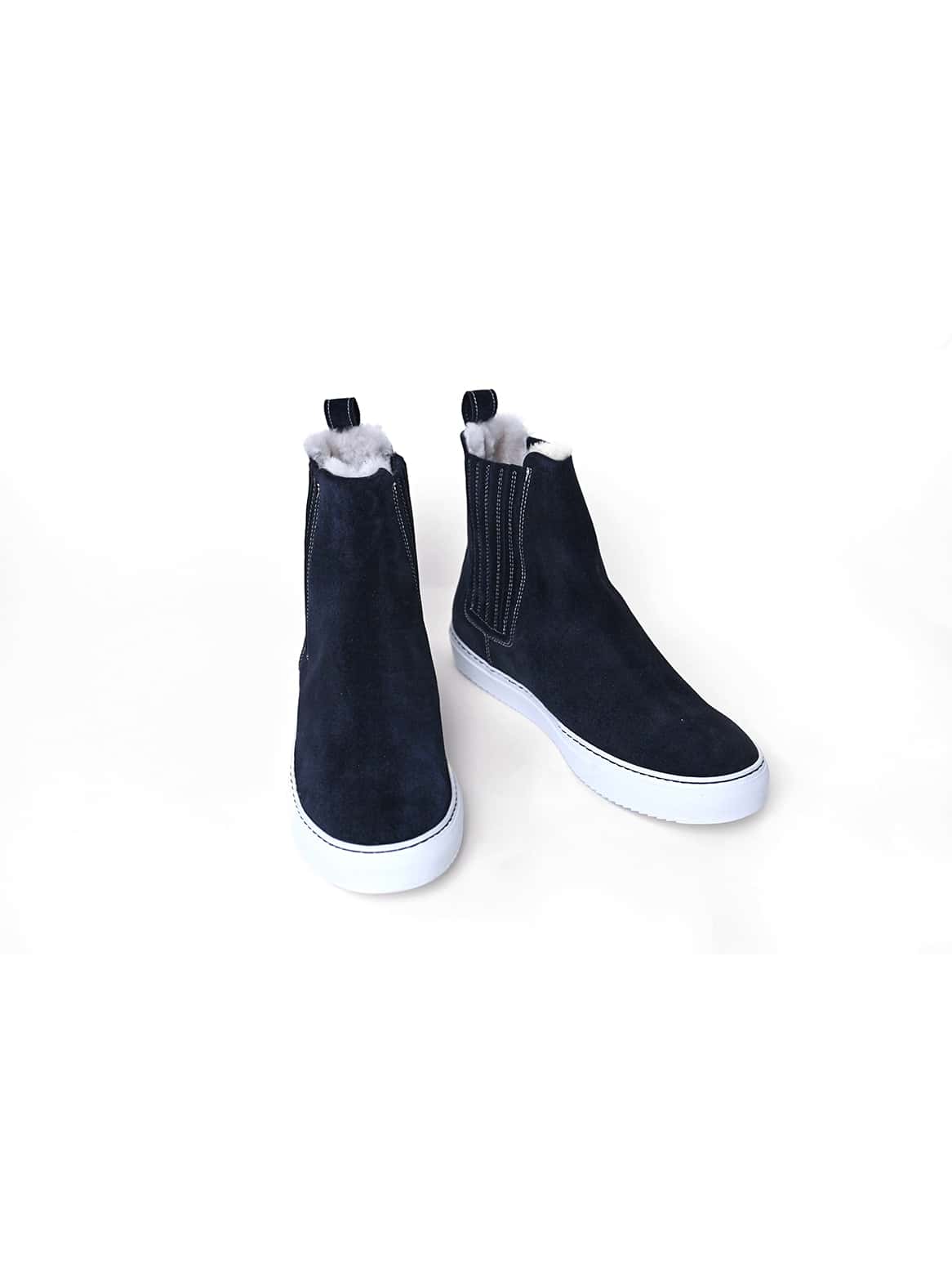 Chelsea Sneaker Joan aus wasserabweisendem Veloursleder – Paaransicht