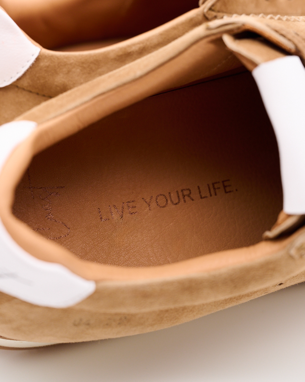 Mira limitierte Sneaker aus Cashmere Leder für Damen in Braun