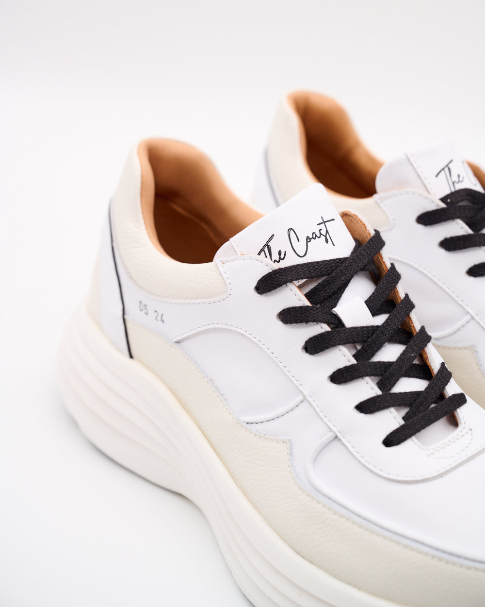 Sophia Runners limitierte Leder Sneaker für Damen in Weiss