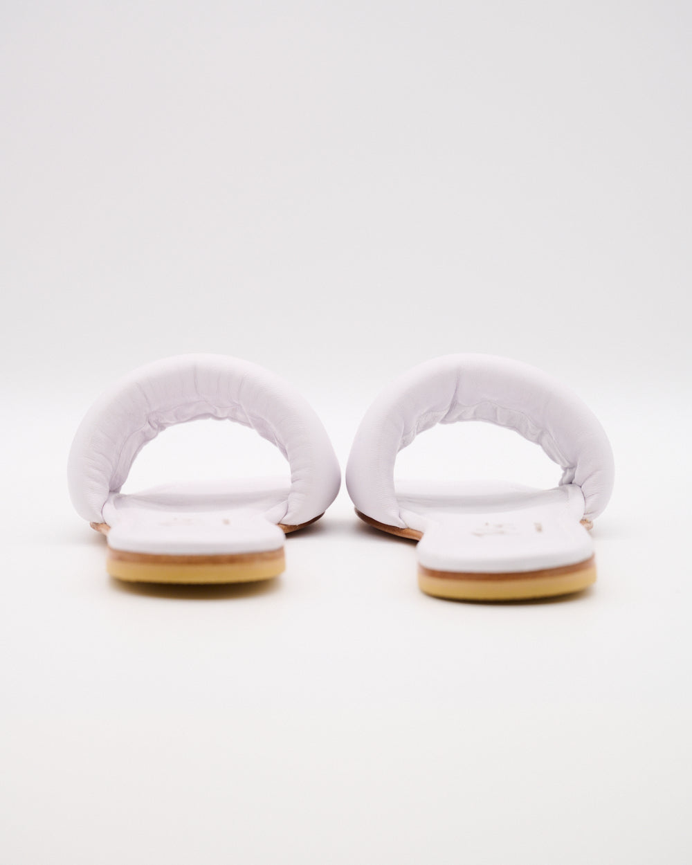 Adriana Leder Slipper für Damen in Weiss