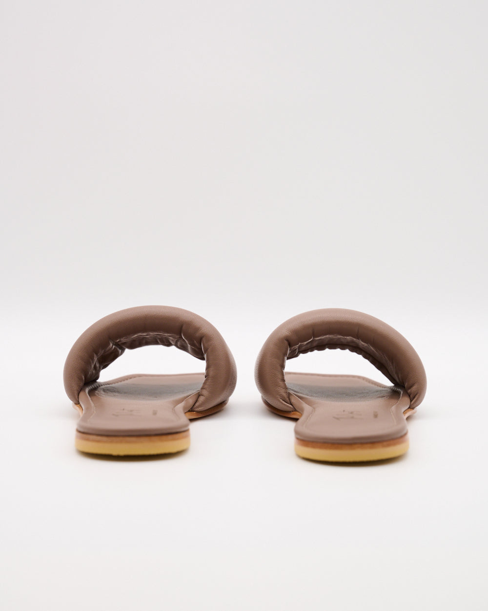 Adriana Leder Slipper für Damen in Taupe