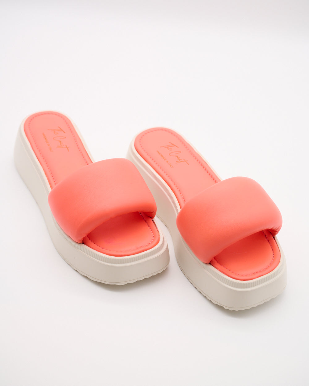 Isabella Leder Slipper für Damen in Lachs
