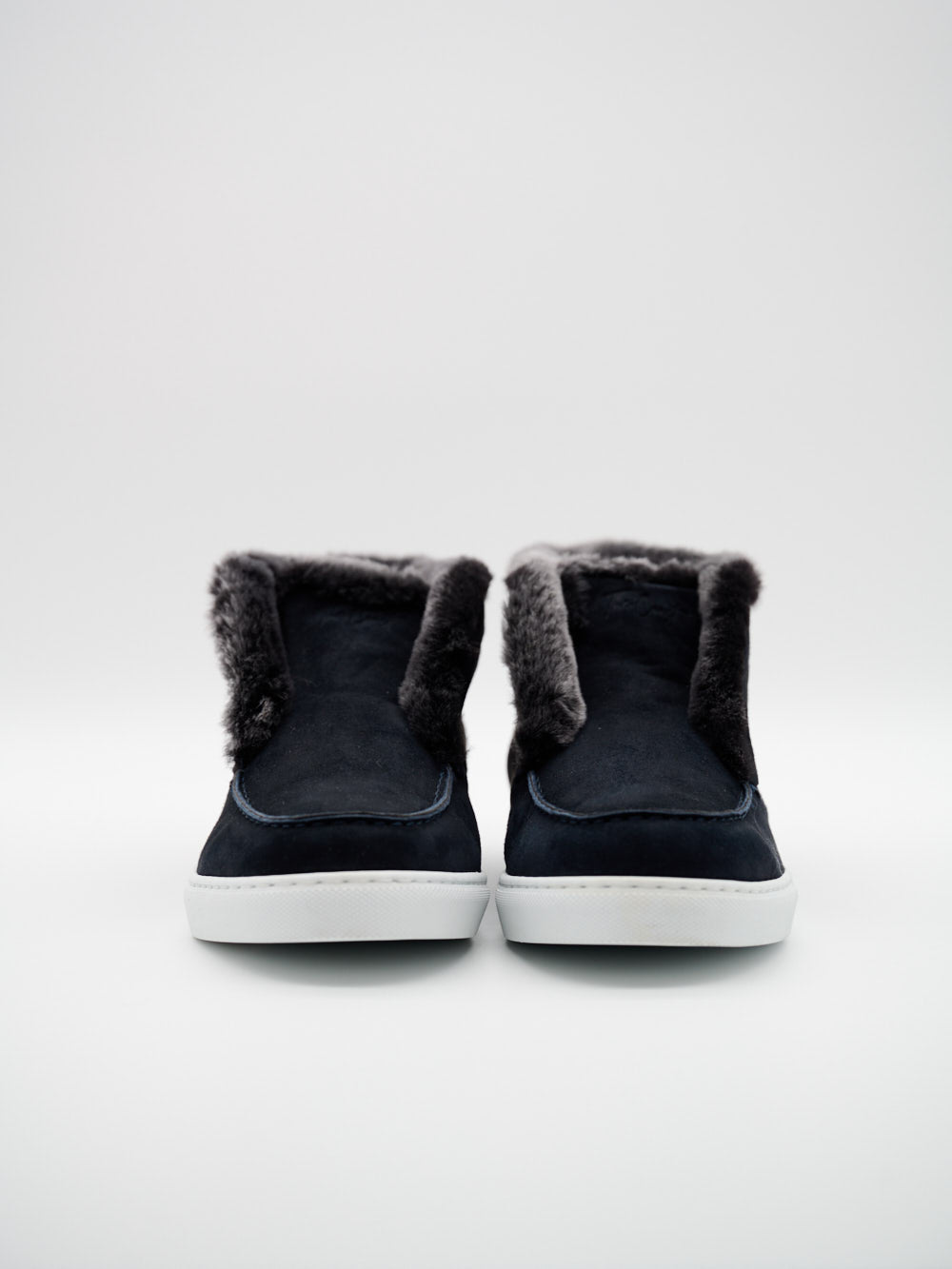 Charles limitierte Chelseas aus Cashmere Leder für Herren in Dunkelblau