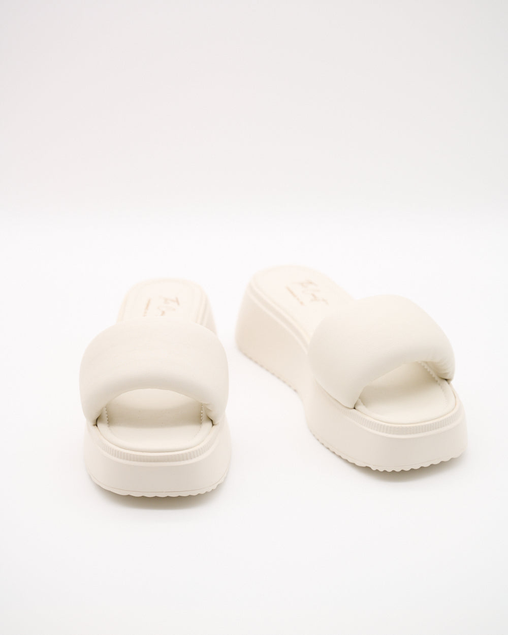Isabella Leder Slipper für Damen in Creme