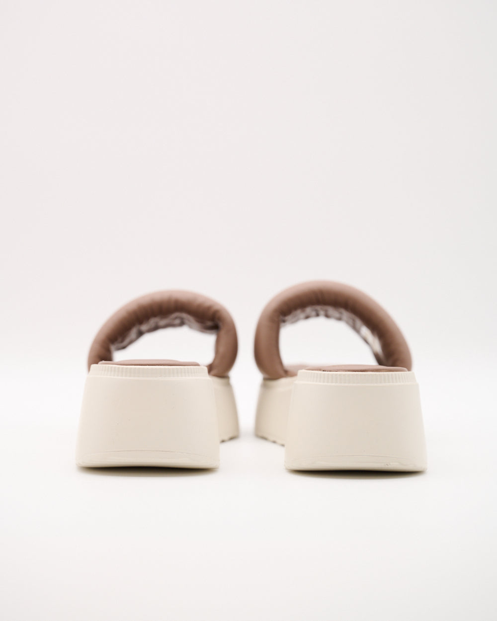 Isabella Leder Slipper für Damen in Taupe