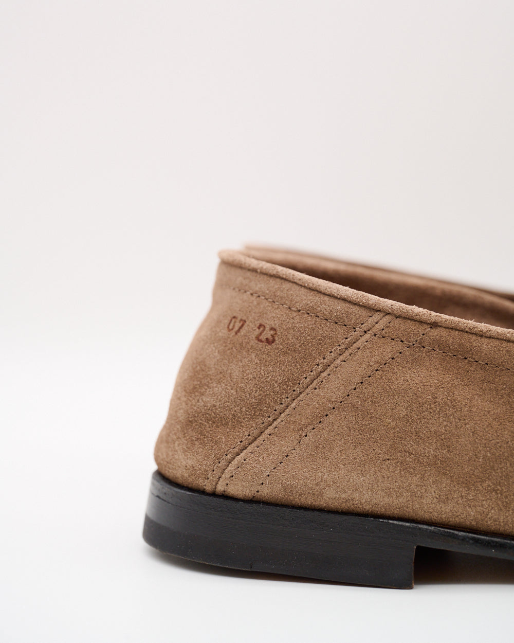 Leonardo limitierte Loafer aus Velours Leder für Herren in Hellbraun