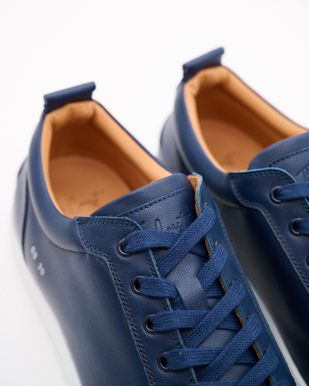 Luca Limited Edition Leather Sneakers for Men in Darkblue