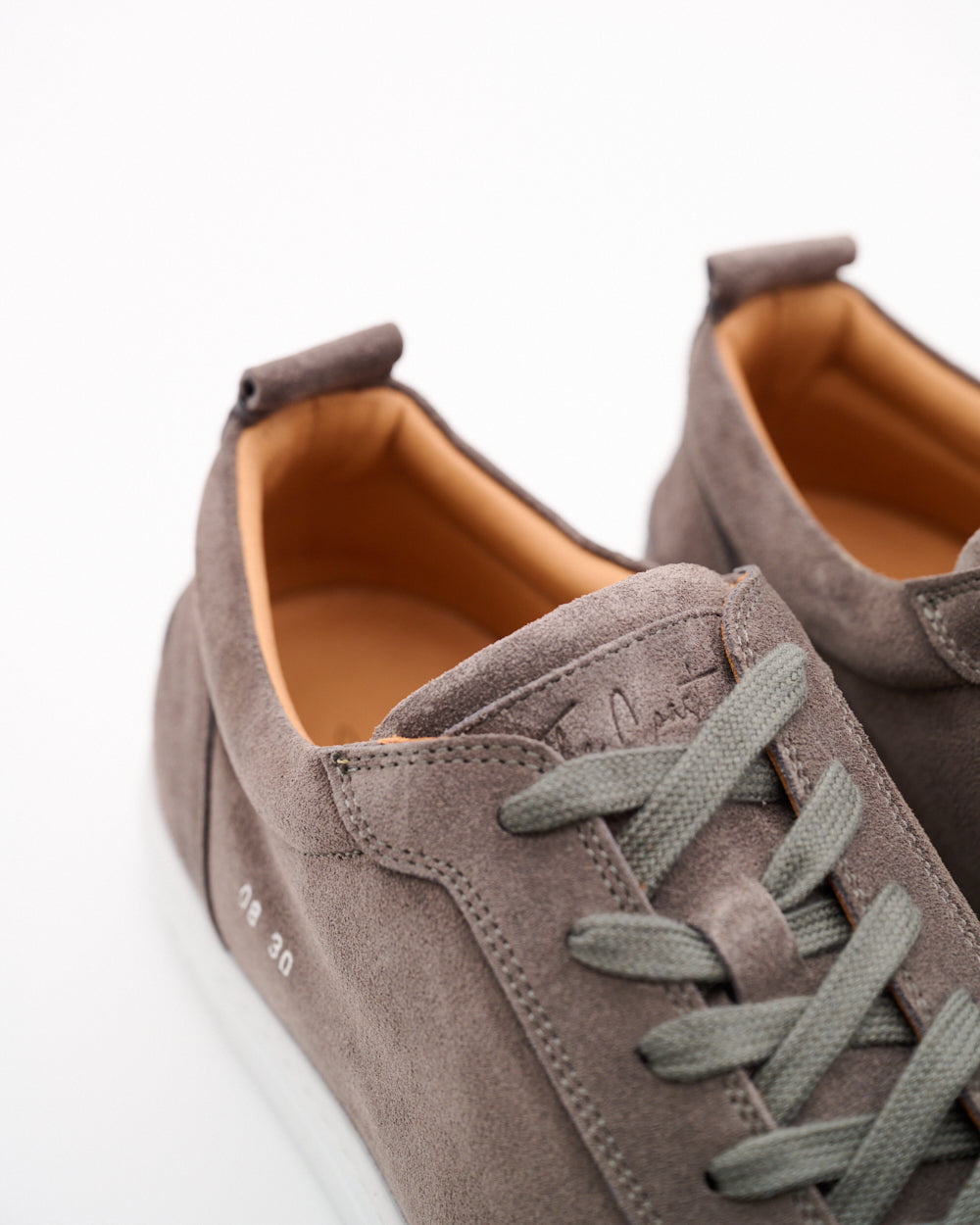 Luca limitierter Velours Sneaker für Herren in Grau