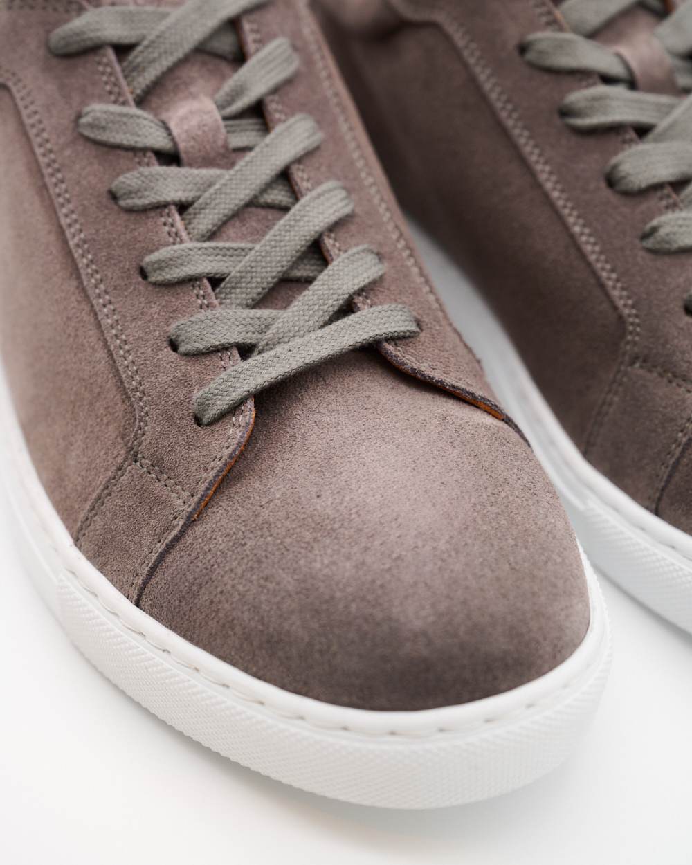 Luca limitierter Velours Sneaker für Herren in Grau