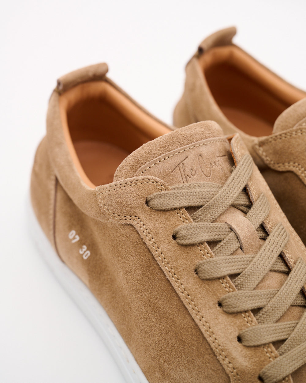 Luca limitierter Velours Sneaker für Herren in Hellbraun