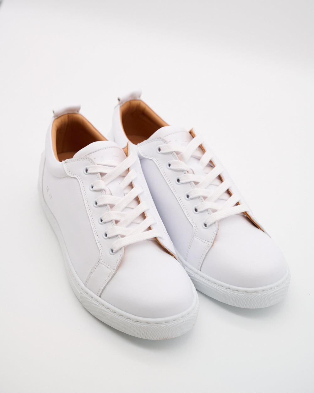 Luca limitierter Sneaker aus Glattleder für Herren in Weiss
