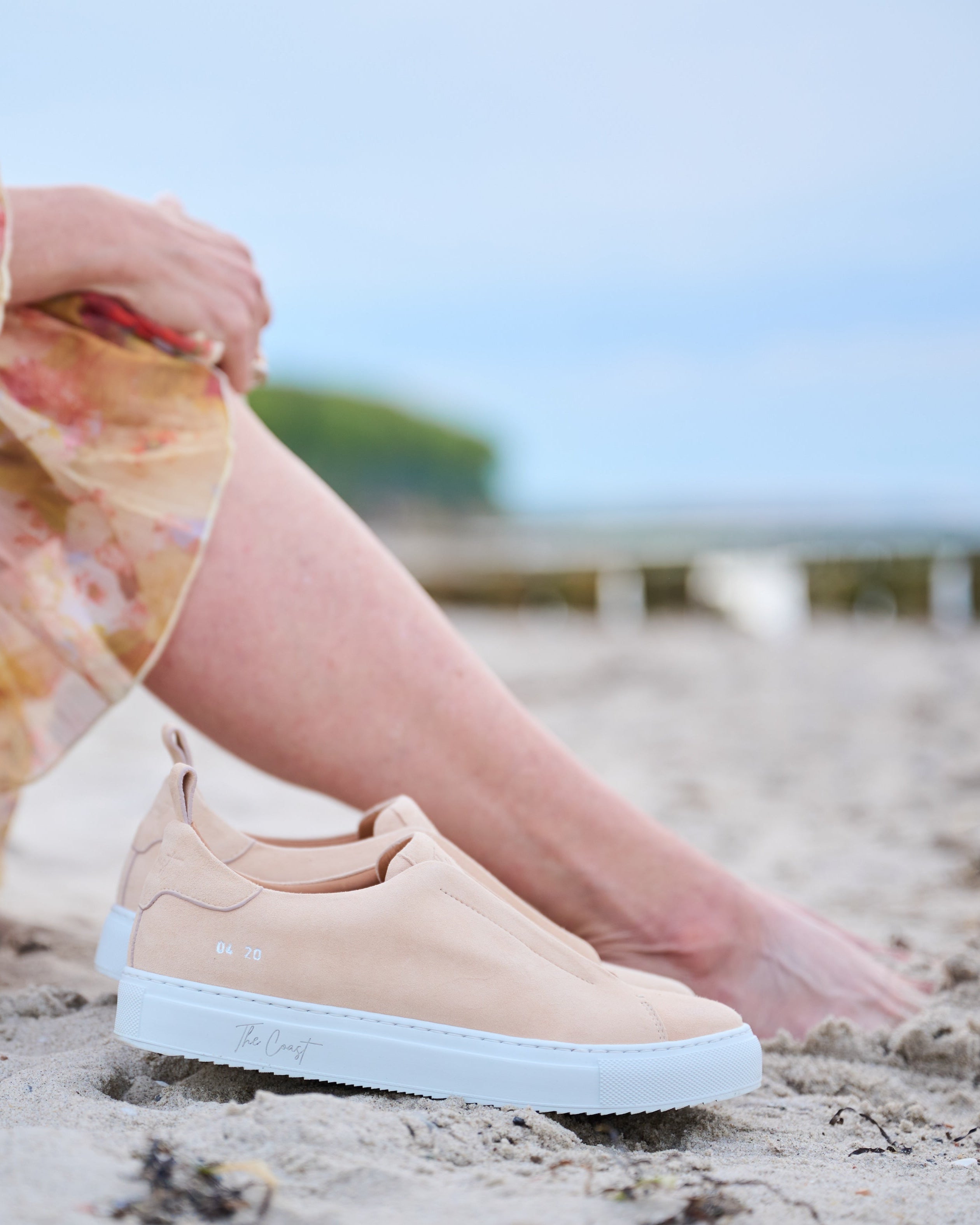 Lexa Women's Limited Slip-On Sneakers in Salmon