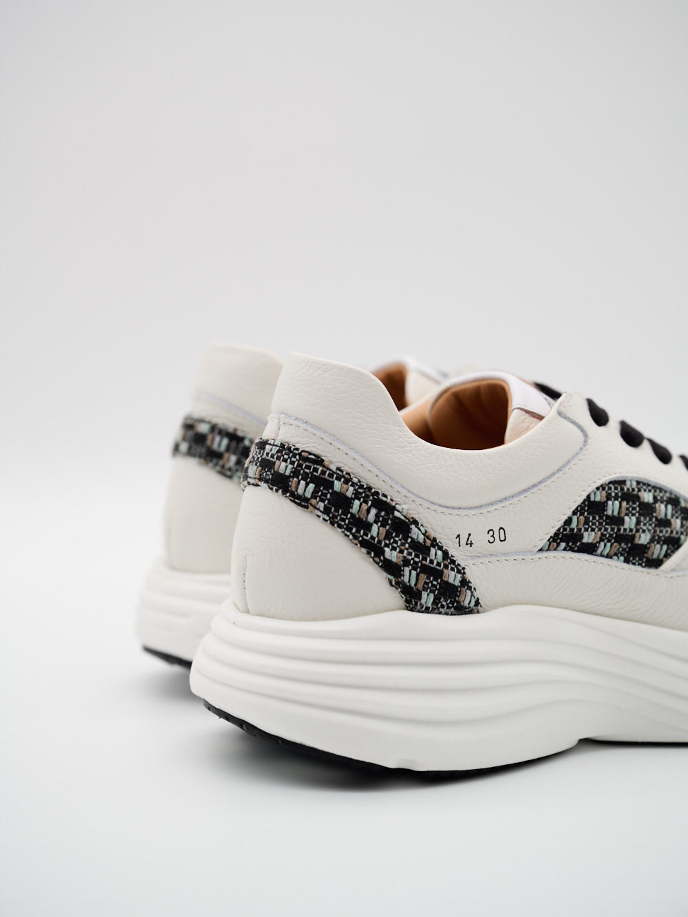 Sophia Runner Rückansicht Damen Sneaker Black Offwhite