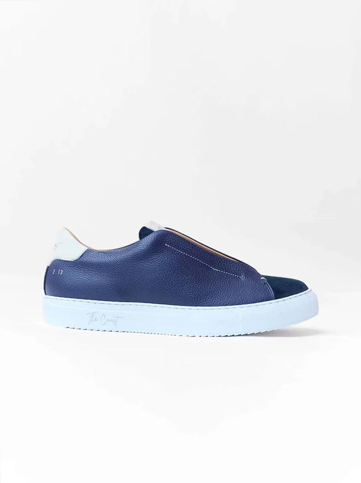 Beni Slip-In Sneaker dunkelblau Seitenansicht