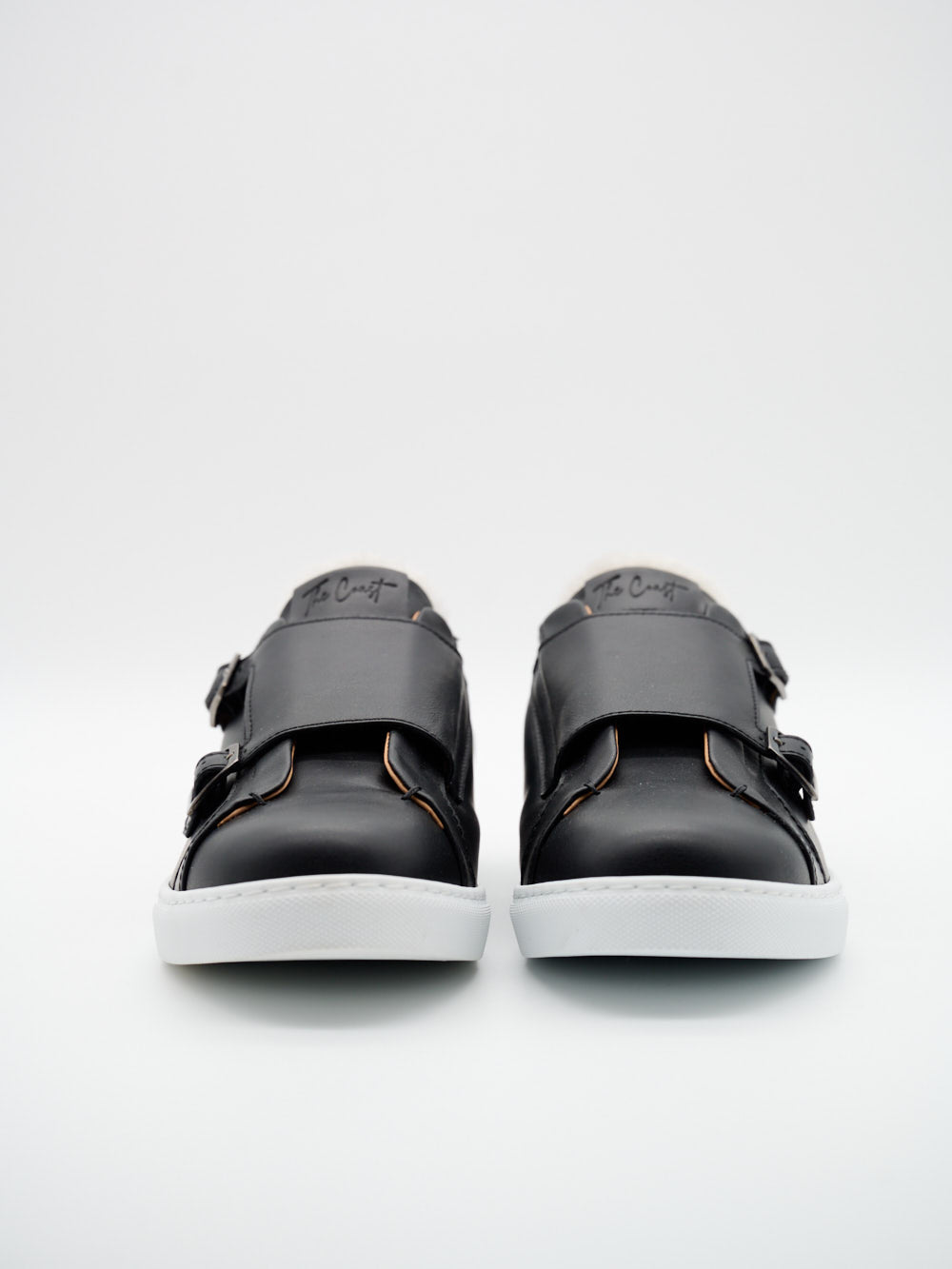 Beni Monk Sneaker Vorderansicht Schwarz