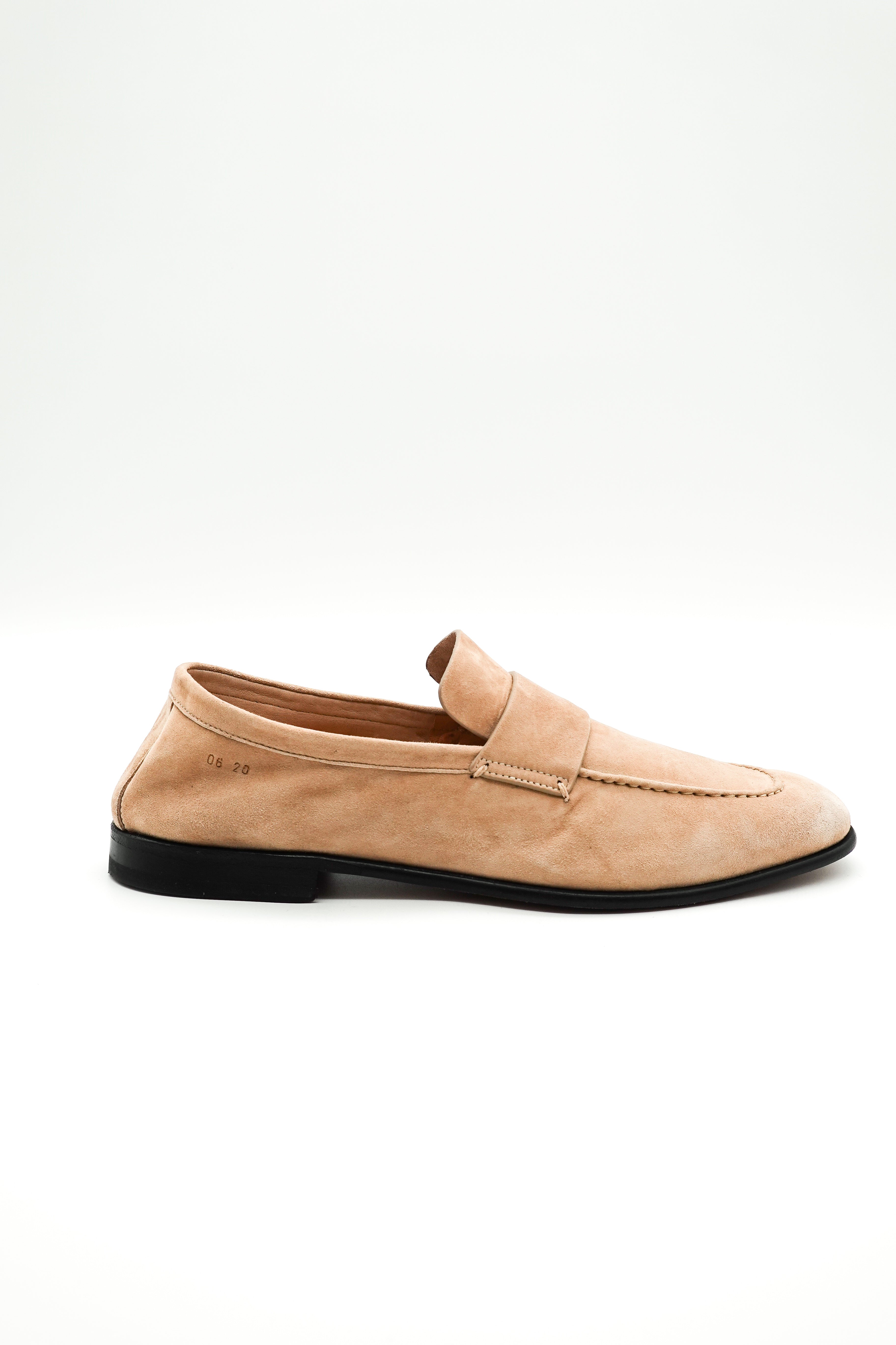Leonardo limitierte Loafer aus Veloursleder für Herren in Beige