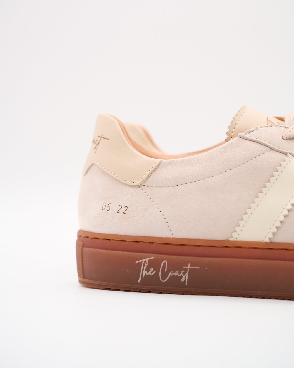 Mara limitierte Sneaker aus Velours für Damen in Beige