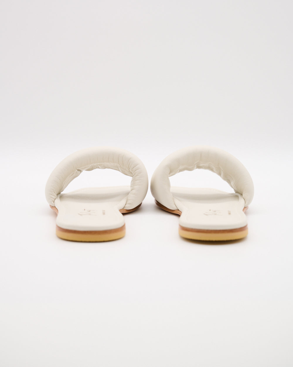 Adriana Leder Slipper für Damen in Creme