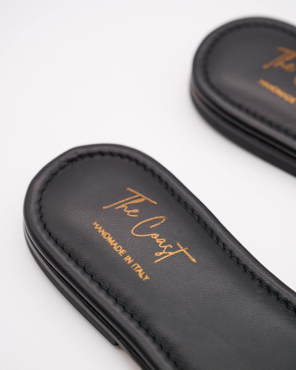 Adriana Leder Slipper für Damen in Schwarz