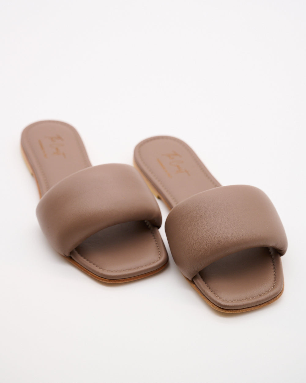 Adriana Leather Loafers for Women in Taupe