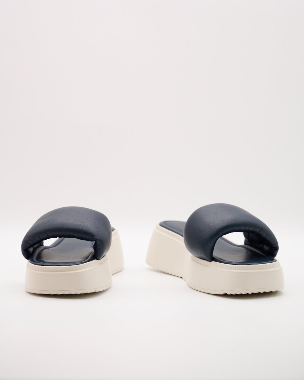 Isabella Leder Slipper für Damen in Dunkelblau