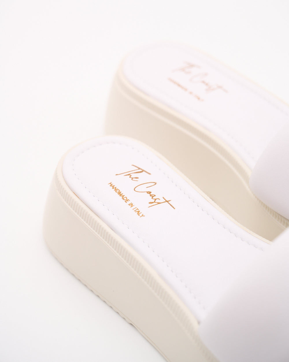 Isabella Leder Slipper für Damen in Weiss