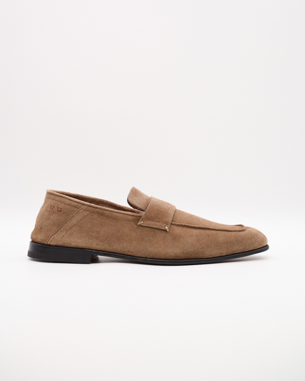 Leonardo limitierte Loafer aus Velours Leder für Herren in Hellbraun