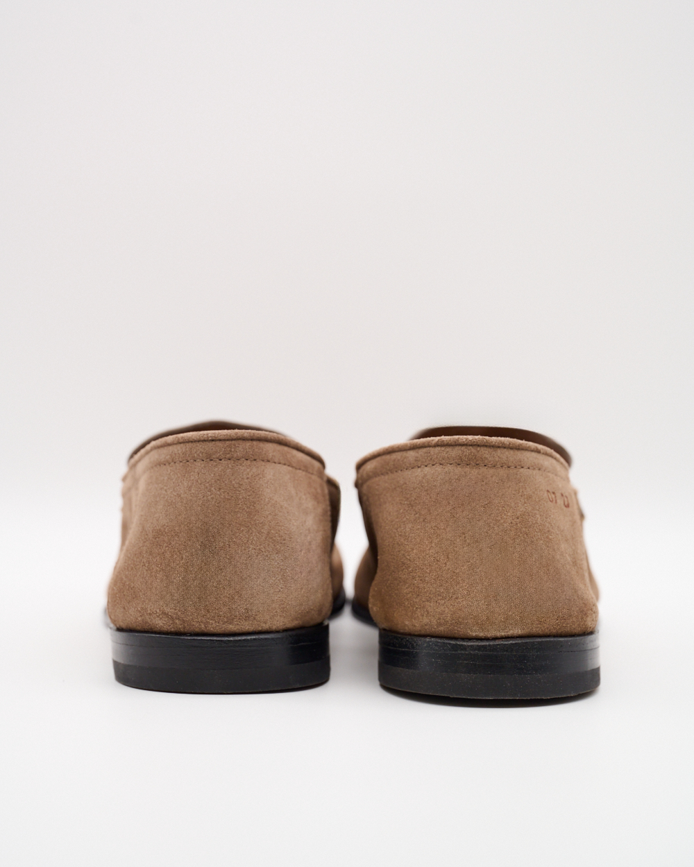 Leonardo limitierte Loafer aus Velours Leder für Herren in Hellbraun