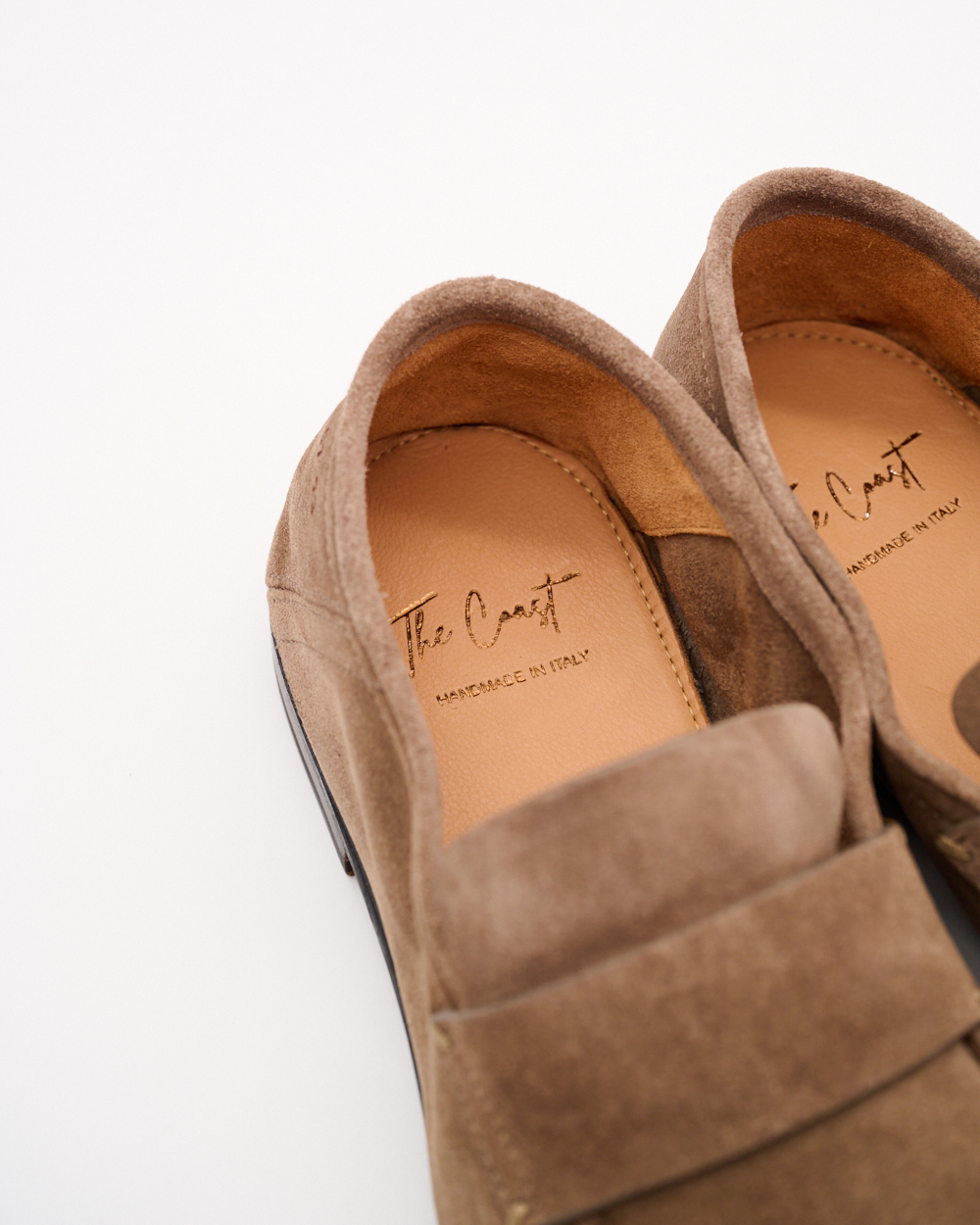 Leonardo limitierte Loafer aus Velours Leder für Herren in Hellbraun