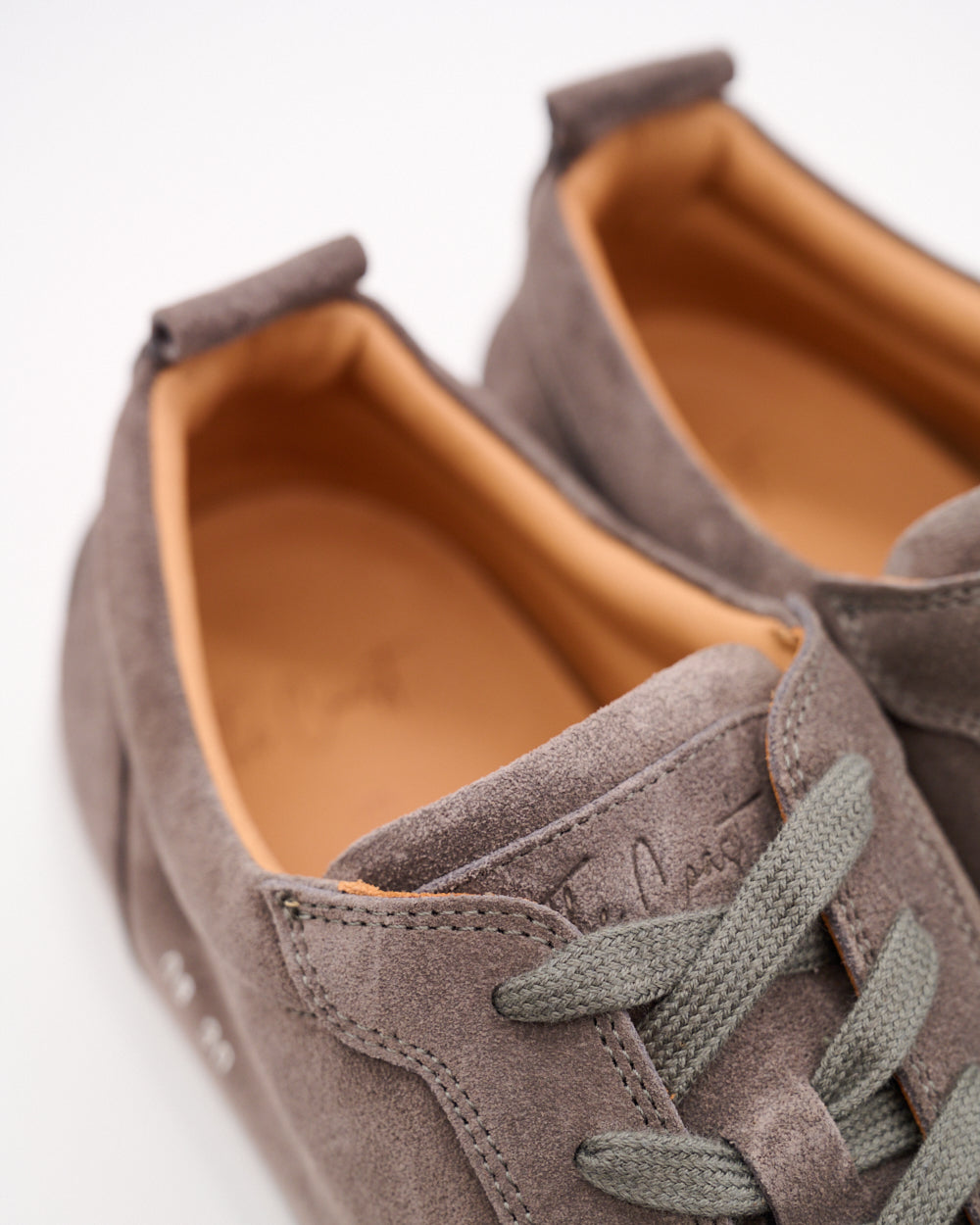 Luca limitierter Velours Sneaker für Herren in Grau
