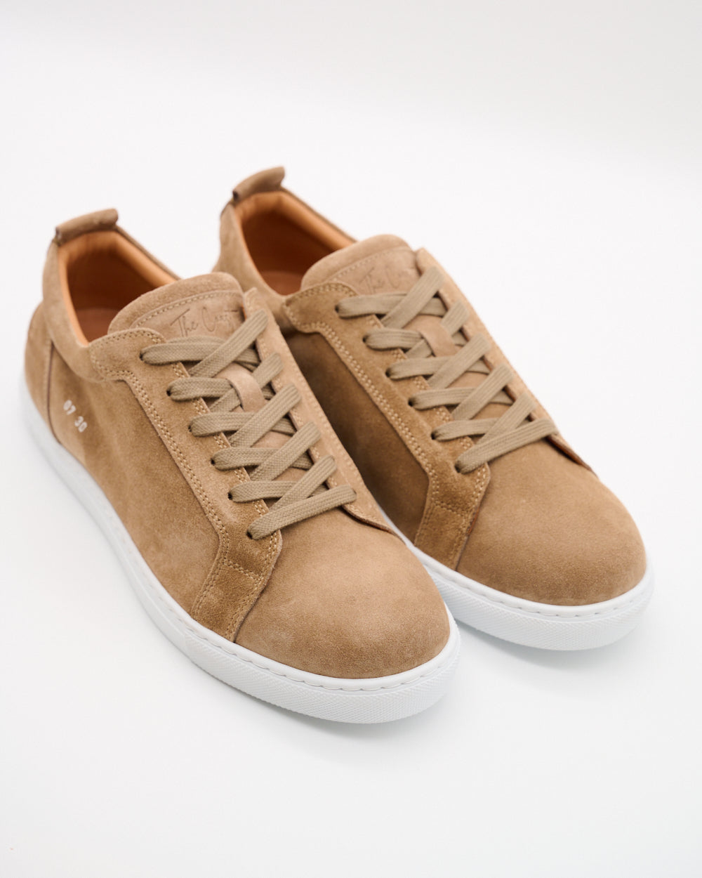 Luca limitierter Velours Sneaker für Herren in Hellbraun