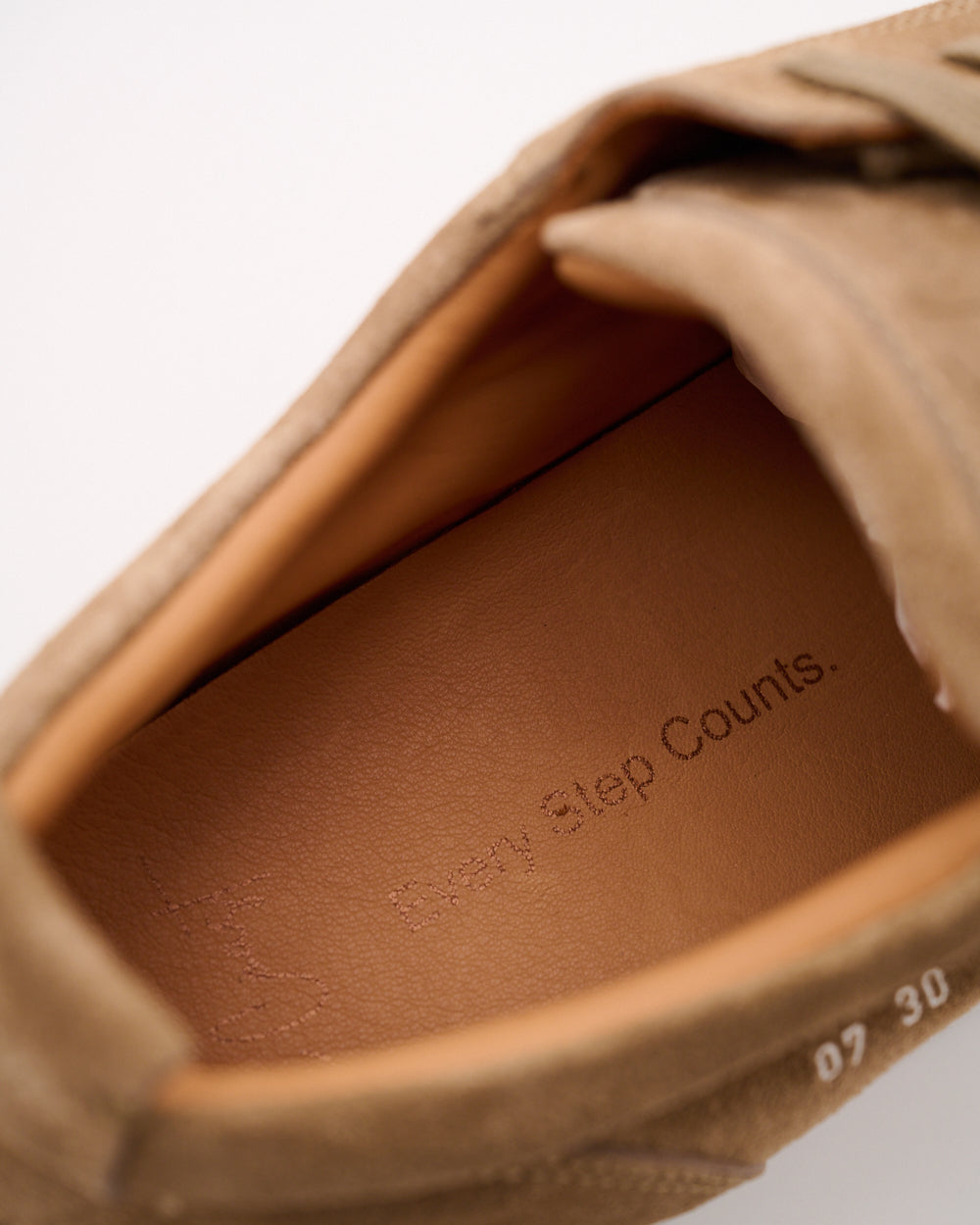 Luca limitierter Velours Sneaker für Herren in Hellbraun