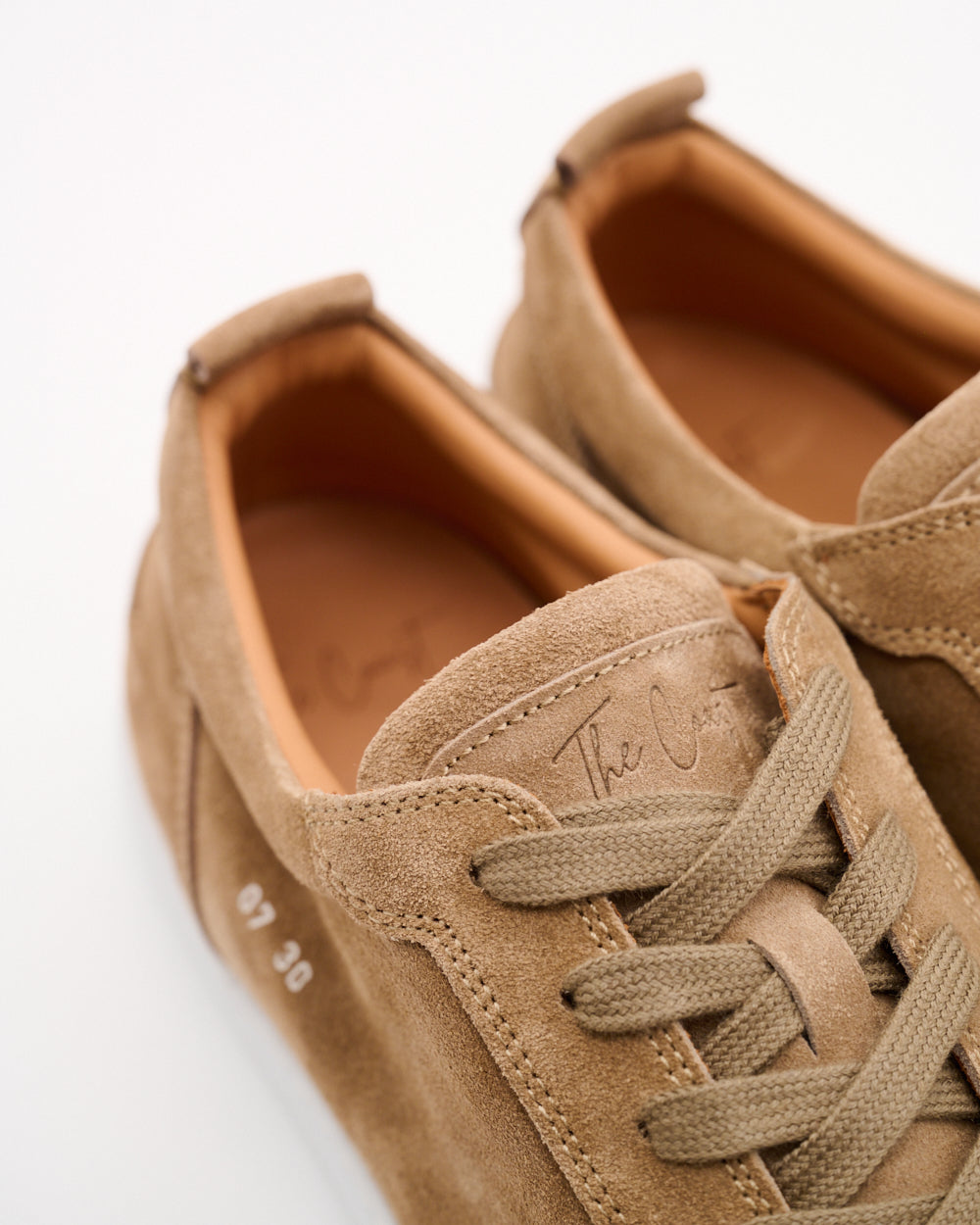 Luca limitierter Velours Sneaker für Herren in Hellbraun