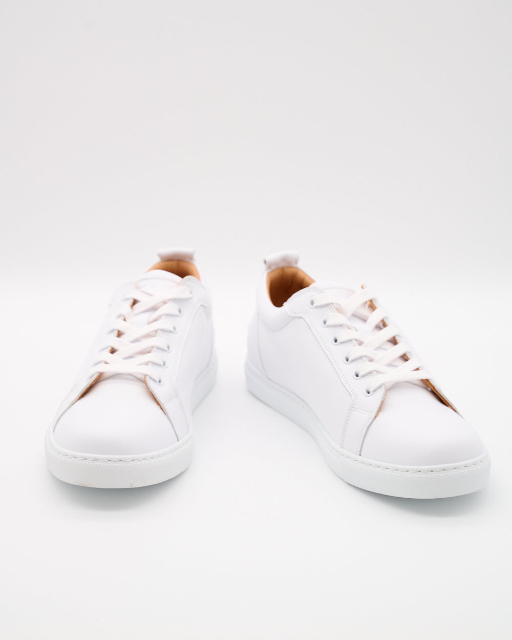 Luca limitierter Sneaker aus Glattleder für Herren in Weiss