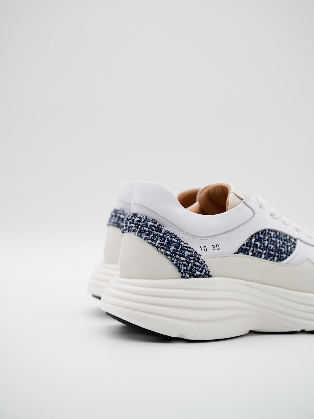 Sophia Runner Rückansicht Damen Sneaker Blau Offwhite