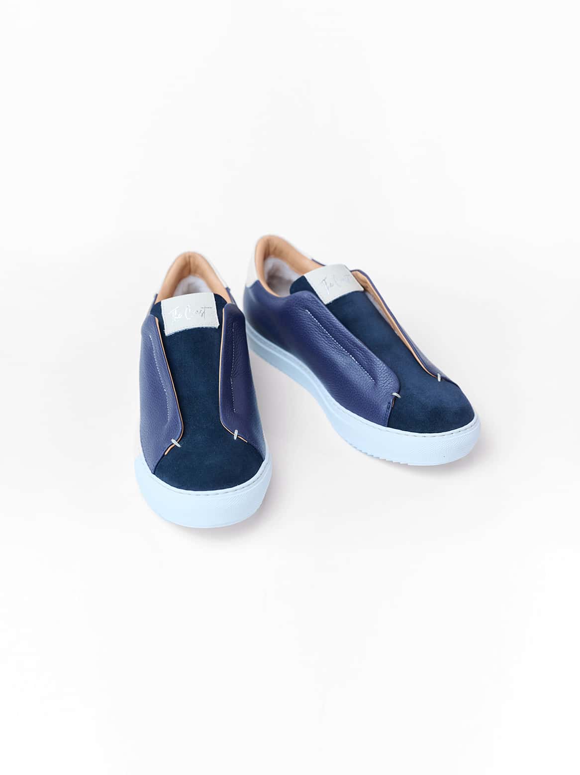 Herren Slip-On Sneaker mit echtem Lammfell