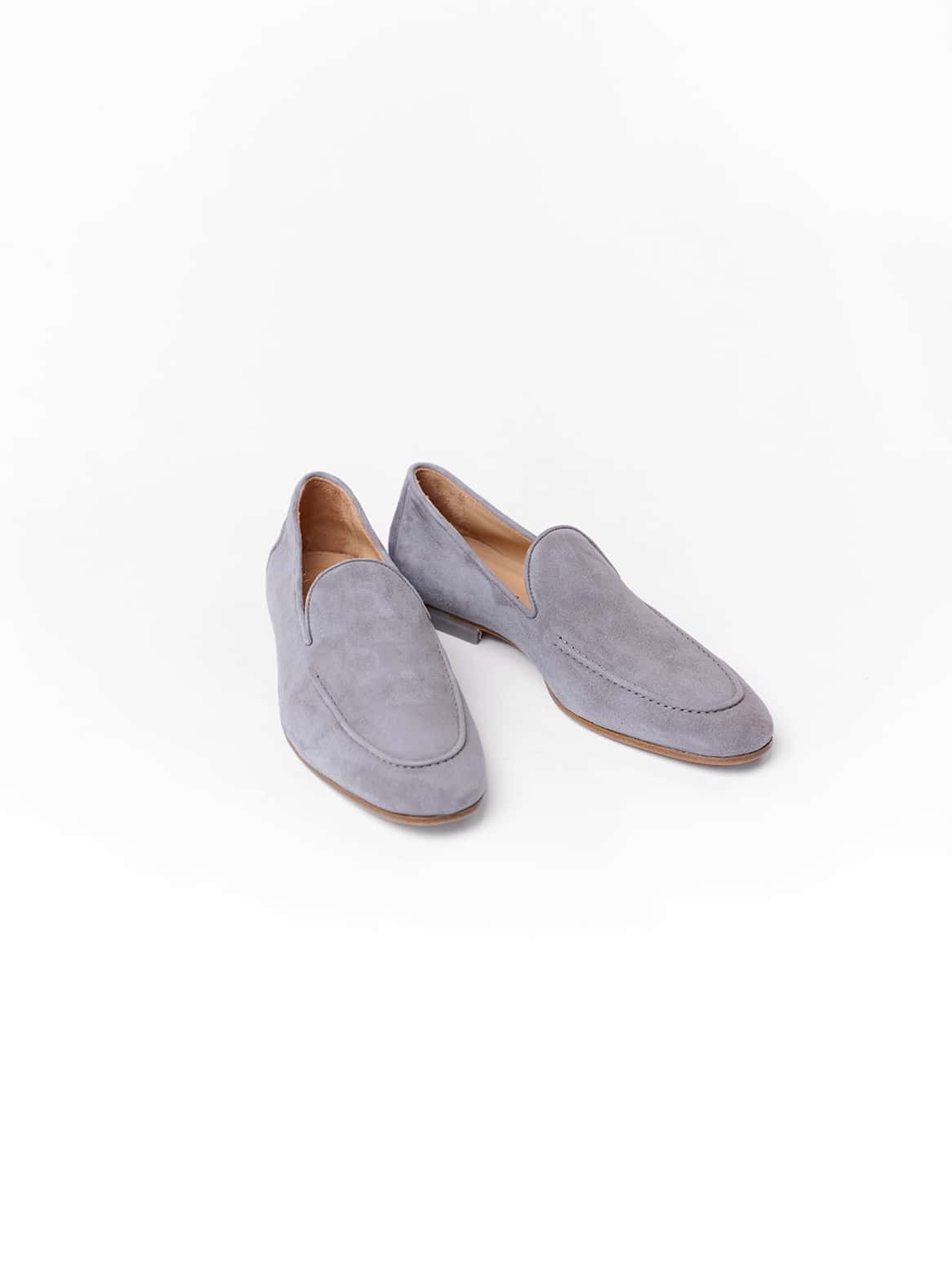Alessandro Loafer – Paaransicht von schräg oben in Taupe