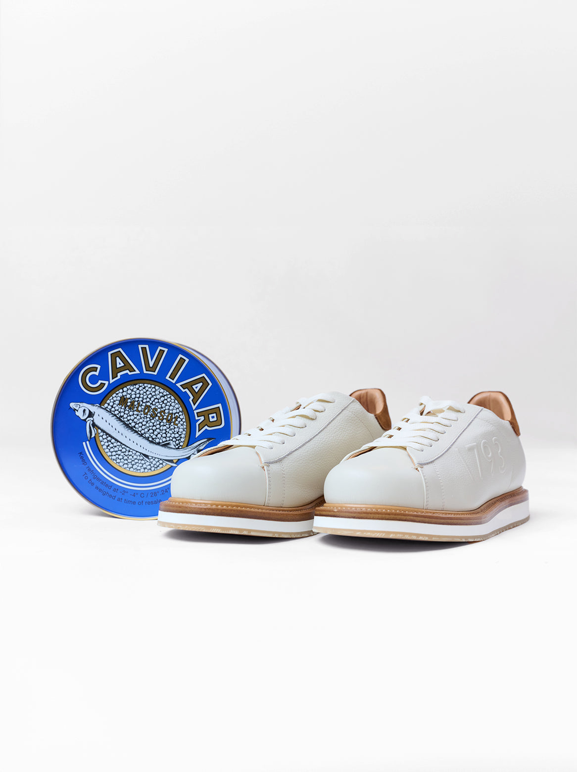 Silvio rahmengenähter Sneaker 