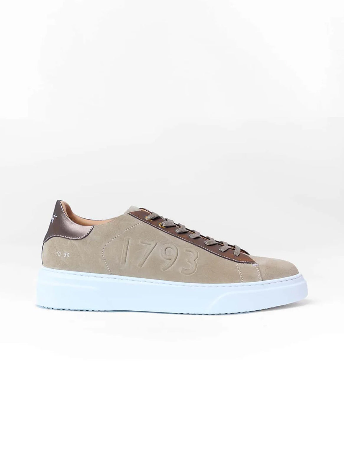 Giacomo Sneaker Antilopen Braun – Seitenansicht links