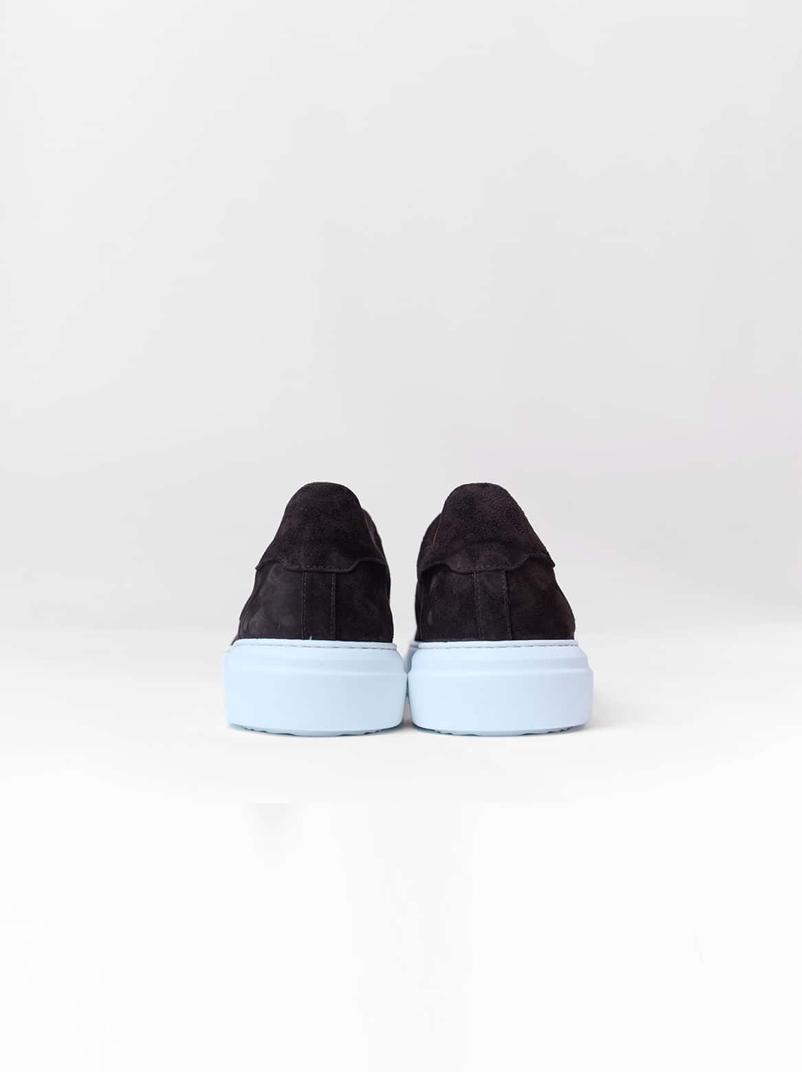 Giacomo Sneaker Dunkelbraun – Rückansicht